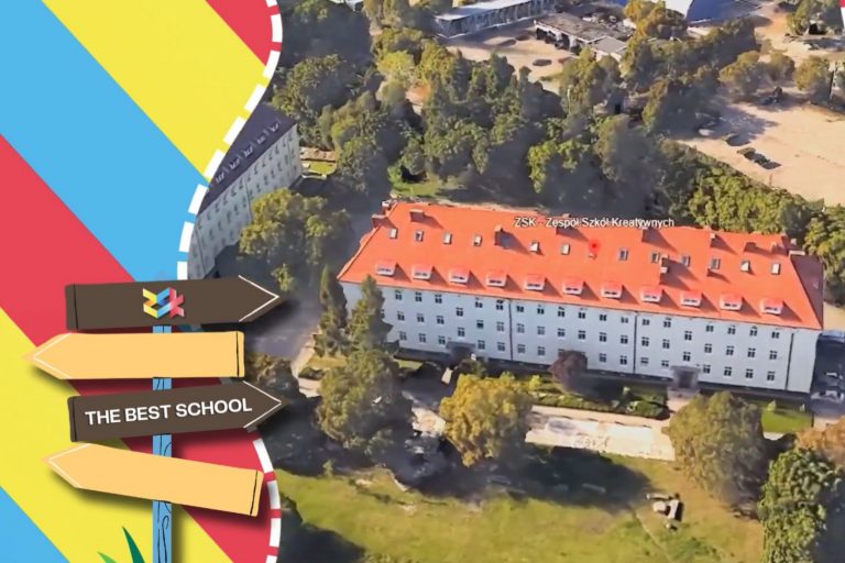 Technikum Kreatywne widziane z kosmosu!