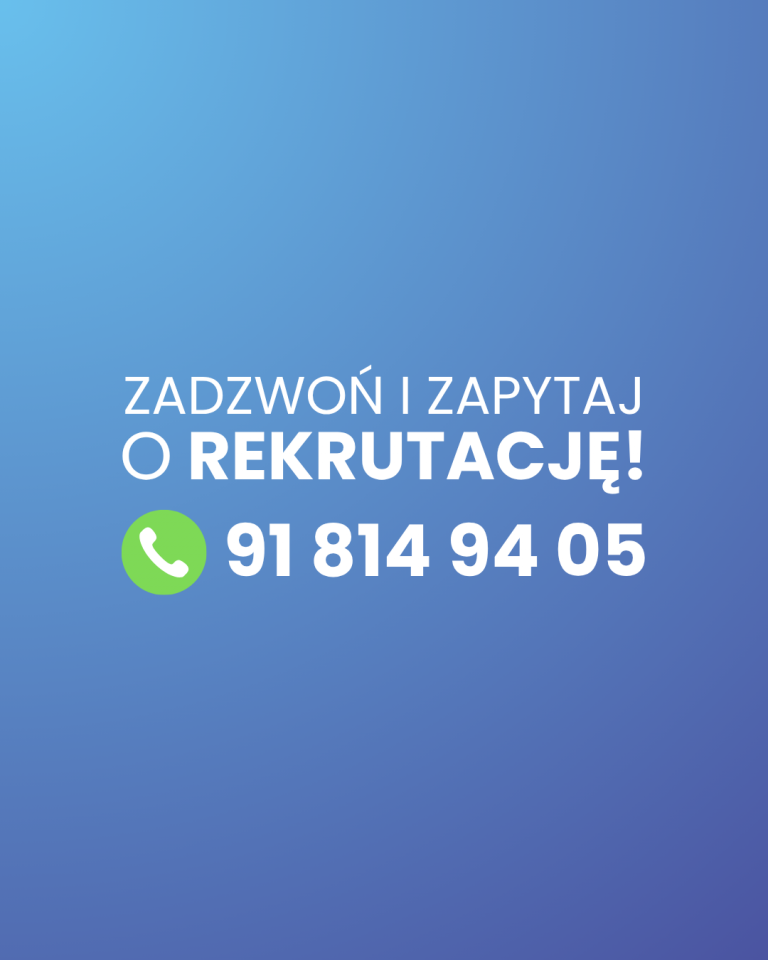 REKRUTACJA NADAL TRWA – CZEKAMY NA CIEBIE!