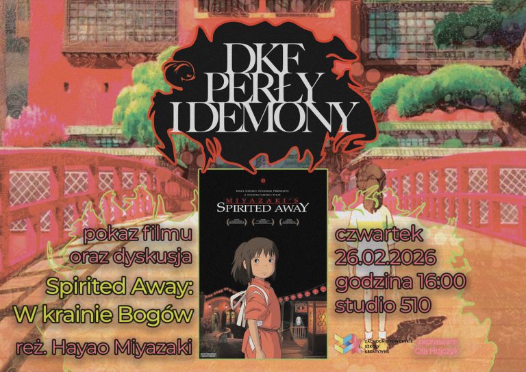  DKF „Perły i Demony” zaprasza na seans filmu „Spirited Away: W krainie bogów”